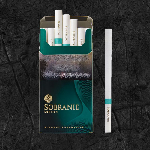 Сигареты Собрание Элемент Аквамарин (Sobranie Element Aquamarine)